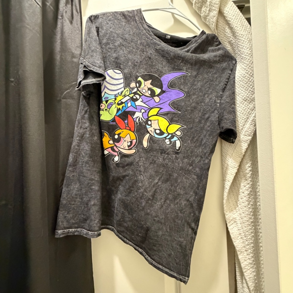 Cartoon Network Powerpuff Girls Graphic Tee - Black